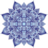 BLUE MANDALA FLOWER