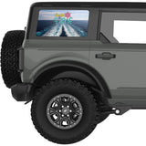 CRUISE TIME QUARTER WINDOW DECAL FITS 2021+ FORD BRONCO 4 DOOR HARD TOP