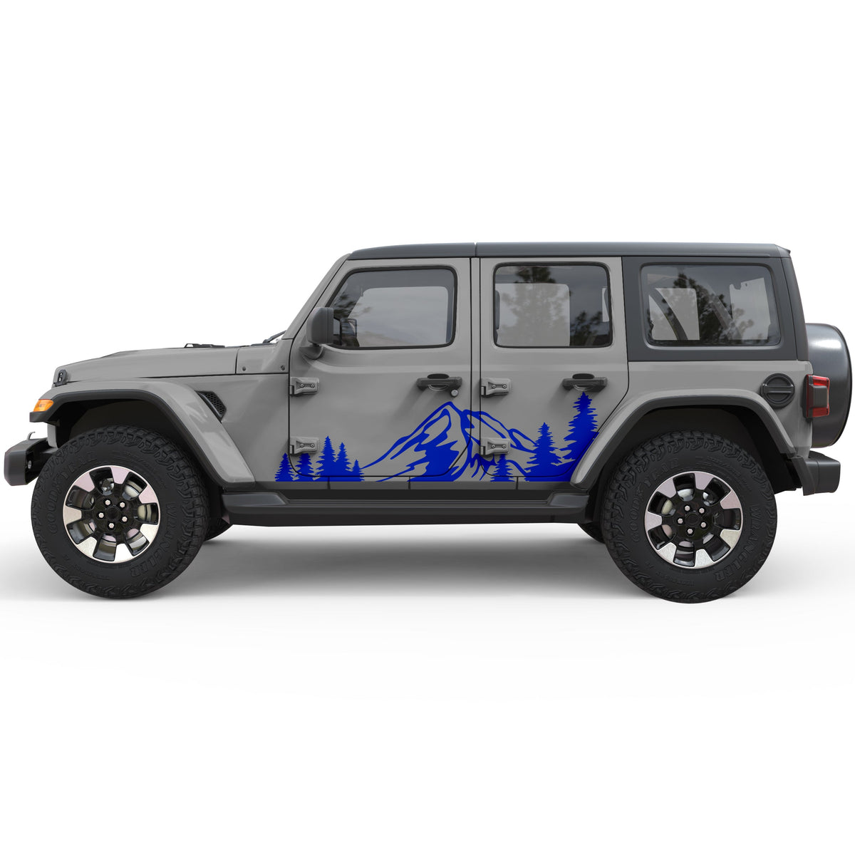 Mountain Range Graphics Jeep Gladiator JT Wrangler JK JKU JL JLU - Vinyl Stripes