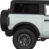 TRANSPARENT ALASKA STATE FLAG QUARTER WINDOW DECAL FITS 2021+ FORD BRONCO 2 DOOR HARD TOP