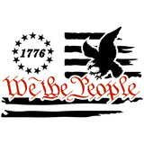 WE THE PEOPLE AMERICAN FLAG 1776 BALD EAGLE