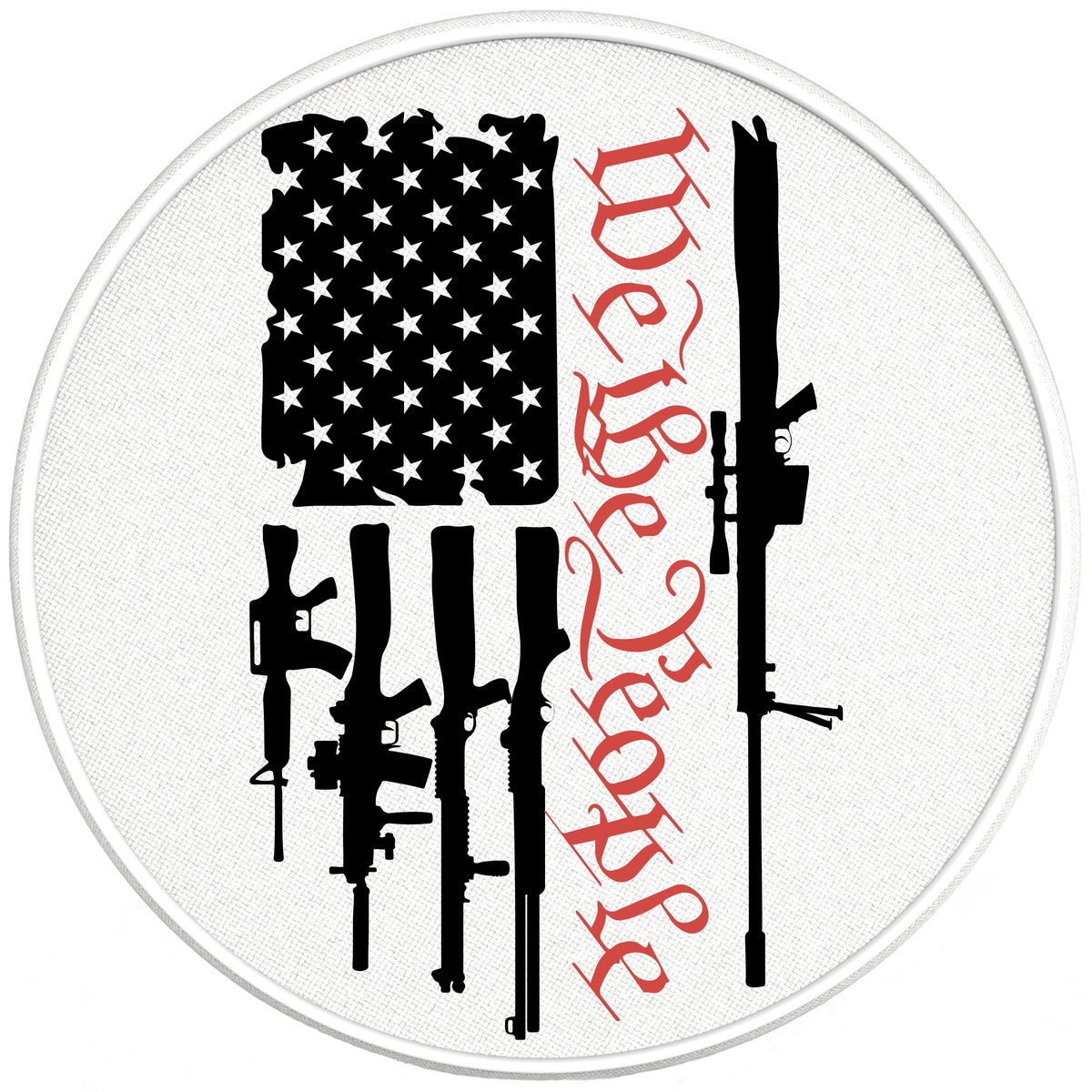 完成品 People The We American Wheel Four Cover| Tire Guns With Flag コレクション