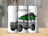 BRONCO CHRISTMAS TREE 20 OZ TUMBLER