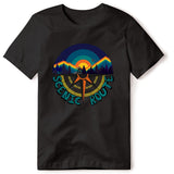 ADVENTUROUS SCENIC ROUTE BLACK T SHIRT