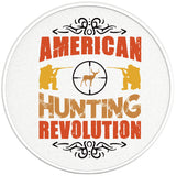 AMERICAN HUNTING REVOLUTION PEARL WHITE CARBON FIBER TIRE COVER