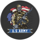 AMERICAN SOLDIER WITH SKULL FACE