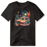 BOHO JEEP CACTUS BLACK T SHIRT