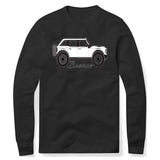 BRONCO BLACK SWEATSHIRT WHITE