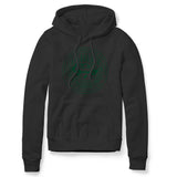 BRONCO CIRCLE ART BLACK HOODIE FOREST ERUPTION