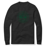 BRONCO CIRCLE ART BLACK SWEATSHIRT FOREST ERUPTION