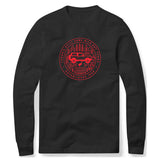 BRONCO CIRCLE ART BLACK SWEATSHIRT RED