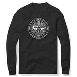 BRONCO CIRCLE ART BLACK SWEATSHIRT WHITE