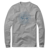 BRONCO CIRCLE ART GRAY SWEATSHIRT FOREST AREA