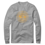 BRONCO CIRCLE ART GRAY SWEATSHIRT FOREST CYBER