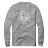 BRONCO CIRCLE ART GRAY SWEATSHIRT WHITE