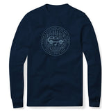 BRONCO CIRCLE ART NAVY SWEATSHIRT FOREST AREA