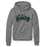 BRONCO GRAY HOODIE FOREST ERUPTION