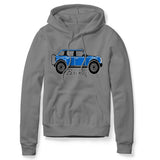 BRONCO GRAY HOODIE FOREST VELOCITY