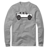 BRONCO GRAY SWEATSHIRT WHITE