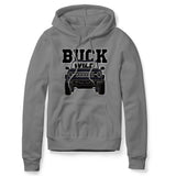 BUCK WILD GRAY HOODIE