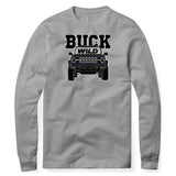 BUCK WILD GRAY SWEATSHIRT