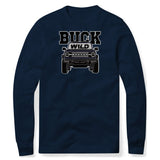 BUCK WILD NAVY SWEATSHIRT
