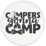 CAMPERS GONNA CAMP PEARL WHITE CARBON FIBER TIRE COVER