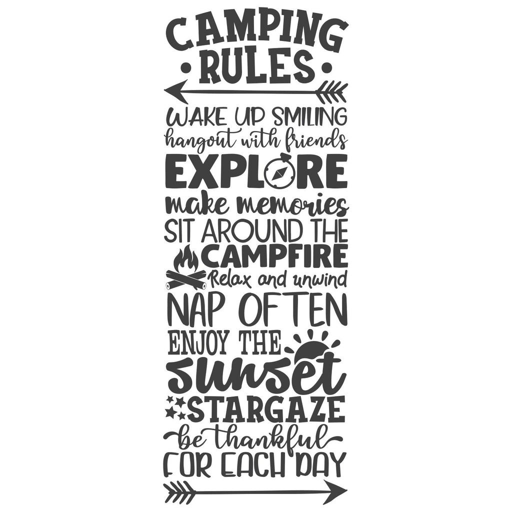 CAMPING RULES