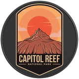 CAPITOL REEF NATIONAL PARK BLACK CARBON FIBER TIRE COVER