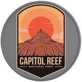 CAPITOL REEF NATIONAL PARK SILVER CARBON FIBER TIRE COVER