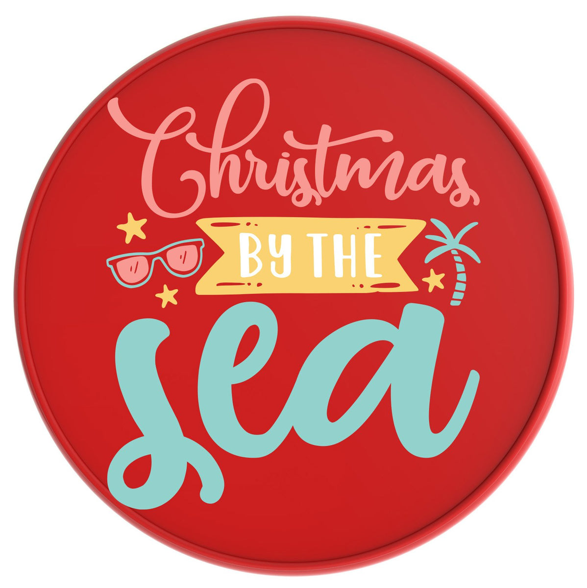 Christmas By The Sea Tire Cover Four Wheel Covers