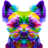 COLORFUL YORKSHIRE TERRIER