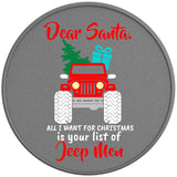 Dear Santa Silver Carbon Fiber Tire Cover