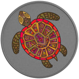 COLORFUL OCEAN TURTLE SILVER CARBON FIBER VINYL