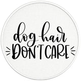 DOG HAIR DON'T CARE PAERL WHITE CARBON FIBER TIRE COVER
