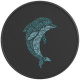 DOLPHIN SEA CREATURE BLACK CARBON FIBER VINYL