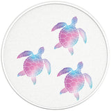 FAMILY OF OCEAN SEA TURTLES PEARL WHITE CARBON FIBER VINYL