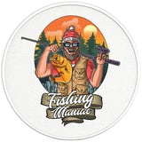 FISHING MANIAC PEARL WHITE CARBON FIBER TIRE COVER