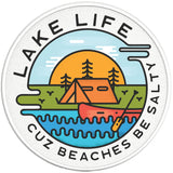 FUNNY LAKE LIFE PEARL  WHITE CARBON FIBER TIRE COVER