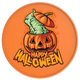 HAPPY HOLLOWEEN WITCHCRAFT ORANGE TIRE COVER