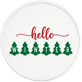 Hello Winter Pearl White Carbon Fiber Tire Cover