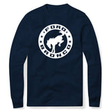 HORSE CIRCLE NAVY SWEATSHIRT