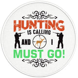 HUNTING IS CALLING PEARL WHITE CARBON FIBER TIRE COVER