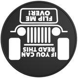 IF YOU CAN READ THIS BLACK TIRE COVER