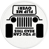 IF YOU CAN READ THIS PEARL WHITE CARBON FIBER TIRE COVER