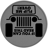 IF YOU CAN READ THIS SILVER CARBON FIBER TIRE COVER