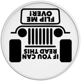 IF YOU CAN READ THIS WHITE TIRE COVER