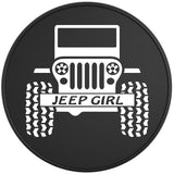 JEEP GIRL BLACK TIRE COVER