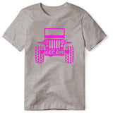 JEEP GIRL GRAY T SHIRT