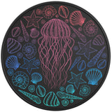 JELLYFISH WITH SEA SHELLS BLACK VINYL